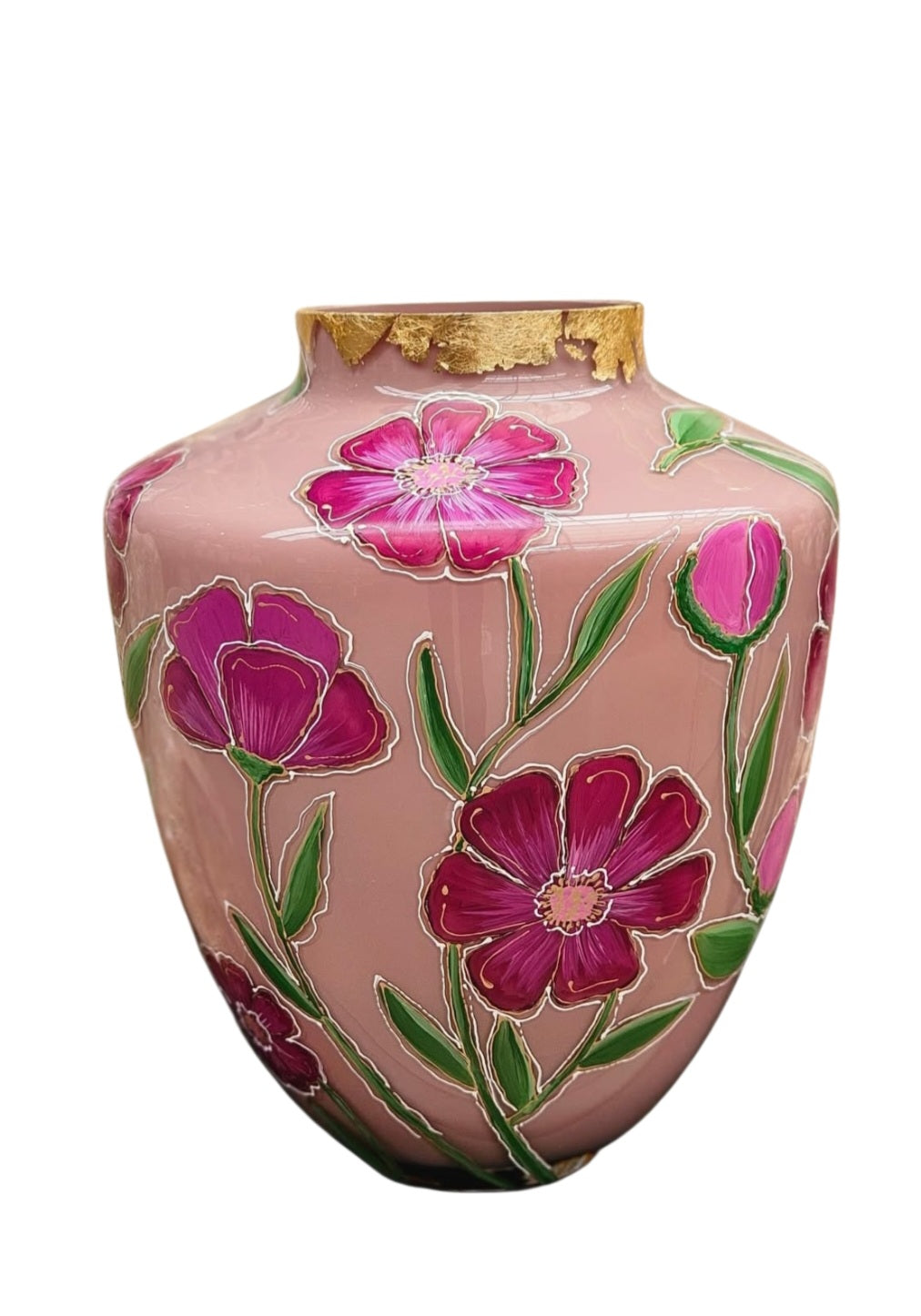 Hoogglans Vaas Blush Bloom